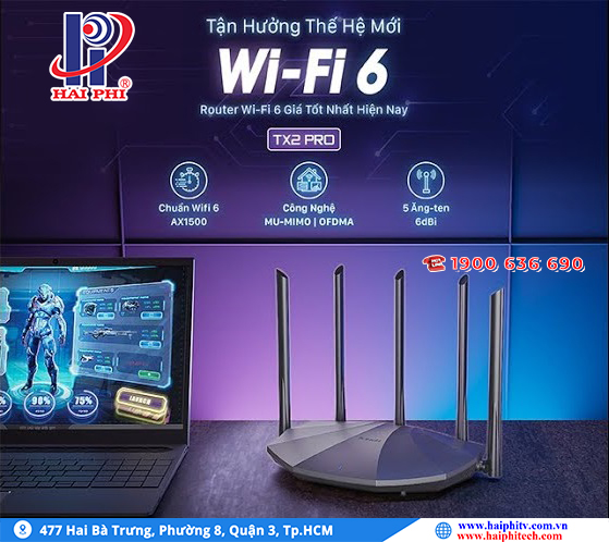 Bộ phát Wifi Tenda TX2 Pro - Hải Phi - Công Ty TNHH Hải Phi